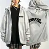 Moderna Nueva Sudadera con Capucha y Cremallera Estampada Arirang World Tour Sudadera Suelta Casual para Fans