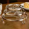 Rejilla para Cocinar al Vapor de Acero Inoxidable para Olla a Presión Doméstica, Rejilla Vaporera, Parrilla para Cocinar al Vapor, Bandeja para Cocinar al Vapor, Estofado Impermeable