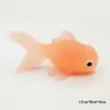 Brinquedo de Peixe Dourado Borracha Macia Grande Colorido Realista Modelo de Peixe Dourado Falso Brinquedo de Pesca Infantil para Jardim de Infância Brinquedo de Brincar na Água para Bebê