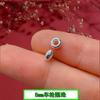 Cuentas de Rueda de Bobina de Plata Esterlina S925 Anillo Espaciador Cerrado Pulsera Collar Hecho a Mano DIY Accesorios