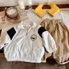 Jaqueta Masculina Primavera e Outono 2026 Nova Estilo Coreano Roupas Infantis Jaqueta de Primavera para Meninas Casual Esportiva Manga Longa Top Tendência