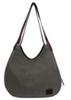 Bolso de hombro de lona para mujer, nuevo bolso de viaje de color sólido 2021, bolso de lona de gran capacidad al por mayor.
