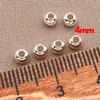 Chapado en Cobre Oro Real 4mm Bolas Sólidas de Cobre Sin Costura Bolas Redondas Pulsera Casera DIY Colgante Cuentas Espaciadoras para Pulsera Accesorios de Joyería