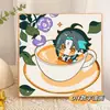 Pintura al Óleo Digital Bidimensional de Fungina de Genshin Impact DIY Pintado a Mano para Colorear Personaje Bidimensional Xiangzhongli Pintura al Óleo Acrílica