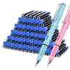Saco de tinta universal de 3,4 mm de diâmetro, direto da fábrica, nas cores preta, azul, vermelha e preta, substituível, para estudantes.