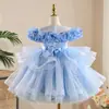 Vestido Infantil Transfronterizo, Dama de Honor, Vestido de Princesa a la Moda, Falda Tutú con Lentejuelas, Ropa de Piano para Niños Grandes y Niñas Venta al por Mayor