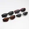 Gafas de Sol Estilo Nuevo, Versátiles para Parejas, Estilo Retro de Alta Gama, Gafas Anti-UV, Gafas de Sol Estilo Ojo de Gato