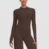 Nova Jaqueta Esportiva de Corrida ao Ar Livre com Zíper, Manga Longa para Yoga e Fitness com Furos para Polegar, Secagem Rápida, Roupa de Yoga Feminina