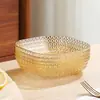 Prato de Ossos de Luxo Leve de Alta Qualidade Novo Estilo Doméstico Mesa de Jantar Prato de Ossos Grau Alimentício Prato Pequeno Prato de Lixo da Internet Prato de Lanches