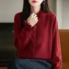 Cardigan Tricotado com Babados Estilo Old Money para Mulheres, Suéter Jaqueta Suave com Gola Meia-Alta, Nova Peça Básica Versátil