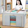 Caja de Almacenamiento Plegable Impermeable de Tela Oxford para Ropa, Bolsa de Almacenamiento para Edredones, Organizador de Tela para Armario