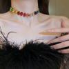Collar de Noche Borla Multicapa Apilado Cadena para el Pecho Cadena Corporal Cadena de Collar Sexy Joyería Entrada Lujo Nicho Vestido Cadena para la Clavícula