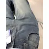 Jeans Rectos con Estampado de Estrellas para Mujer, Nuevo Diseño de Primavera y Otoño, Cintura Alta, Pierna Ancha Suelta, Pantalones de Mopa Adelgazantes