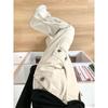 Mono de tirantes finos estilo americano para mujer, novedad primavera y otoño 2025, cintura alta, adelgazante, multibolsillos, moderno, de campana hasta el suelo, sin perneras