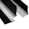 Chuangtong Tipo H/F Tira de Aleación de Aluminio Negra Cepillo de Tira Industrial a Prueba de Polvo Cepillo de Tira Negra Sellado Impermeable Puerta y Ventana Máquina Herramienta Cepillo de Pelo Negro