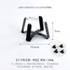 Soporte de Hierro para Comedero de Mascotas, Soporte de Hierro en Forma de Cruz, Soporte Integrado para Comedero de Mascotas, Soporte de Hierro Elevado que Protege el Cuello, Soporte Anti-Derrames para Comedero de Perros y Gatos