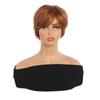 Peluca de comercio exterior europea y americana, Amazon, cabello corto negro, fibra química, cubierta para la cabeza africana, cambio de moda, fabricante de peinado en stock