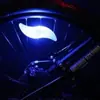 Luz de radio para bicicleta de montaña, luz de alambre de acero de sauce, luz colorida de silicona para rueda caliente, accesorios para equipo de equitación