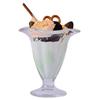 Taça de vidro para sorvete sobremesa Copo de sorvete Copo de água para sorvete Celebridade da internet Pudim milkshake sobremesa Iogurte tigela de sorvete Pequeno