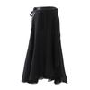 Falda Velo de Danza Vestido de Práctica de Danza Adulto Femenino Largo Profesor Grupo Medio Cuerpo Falda de Yoga Vientre Falda de Danza con Cordones