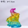 Adornos de Caballo del Zodiaco de Vidrio de Cristal, Pequeños Regalos para los Nacidos en el Año del Caballo, Decoración del Hogar, Ceremonia de Apertura, Inauguración de Casa, Caballo de Cristal al por Mayor