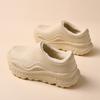 Zapatos de Invierno para Mujer, Zapatillas de Algodón Antideslizantes con Suela de Neumático de Suela Gruesa, Zapatos de Algodón Cálidos de Eva Engrosado de Terciopelo para Pareja de Una Pierna
