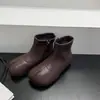 Botas Casuales de Cuero de Color Sólido con Punta Dividida Artificial, Caña Media, Otoño 2026, Botines Cortos Nuevos para Niñas, Botines para Niñas