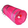 Juguete túnel para gatos transfronterizo, plegable, con estampado a color, con forma de campana de flores, de una sola capa, con forma de dragón de tierra rodante.