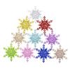 Acessórios de Natal Transfronteiriços Glitter Rosa Uva Flocos de Neve Decoração de Casa Flores Decorativas Planta Atacado