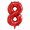 Globo digital de 16 pulgadas del 0 al 9 para Año Nuevo, luna llena, fiesta de cumpleaños, decoración, globo de película de aluminio degradado, venta al por mayor