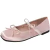 Zapatos Planos Rosas de Satén con Aumento de Altura Interior para Mujer, Zapatos Casuales para Primavera/Verano 2026, Zapatos de Ballet para Combinar con Vestidos, Zapatos de Noche