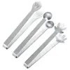 Pinzas para Alimentos de Acero Inoxidable, Pinzas Creativas con Forma de Palma y Concha, Lindas Pinzas para Café y Hielo, Pinzas para Azúcar, Pinzas para Bocadillos y Postres