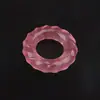 Anel de Travamento Rosqueado Macho Anel de Diamante Longo de Travamento Anel de Retardo Sexual Manga Peniana Produtos Sexuais para Cabelo