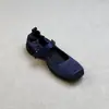 Lan Gui 2026 Verão Esportivos Preguiçosos Cetim Solado Grosso Solado Macio Bico Quadrado Fivela Mary Jane Cano Baixo Sapatos Femininos