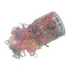 Barril a granel banda de goma desechable banda de goma para niños trenza para niños banda de goma de color transparente desechable anillo para el cabello