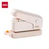 Perforadora Deli ta856 Alta Apariencia 6 Agujeros Agujero Redondo Manual Mini Estudiante Oficina Pequeña Perforadora para Carpeta de Hojas Sueltas