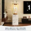 Lámpara de Pie Ornamental Artística, Sala de Estar de Lujo Ligero, Lámpara de Mesita de Noche Moderna Simple de Gama Alta para Dormitorio, Artículo de Decoración para el Hogar