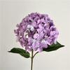 Hortensia de imitación de alta gama para salón de bodas, hotel, decoración del hogar, adornos con impresión 3D, flores de imitación de hortensia Aisha, flores falsas