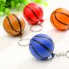 EPU espuma basquete chaveiro azul bola chaveiro esportes bola jóias pingente feriado brindes promocionais atacado