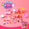 Conejo Rosa de Una Palabra Cocina Refrigerador Mini Tocador Fiesta de Pasteles Simulación Herramientas Médicas Juguetes de Juego en Casa para Niñas