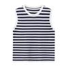 Seda de Morera Lyocell Verano Nueva Tejido para Mujer Estilo Coreano Sencillo Base Chaleco de Punto sin Mangas Cuello Redondo para Mujer