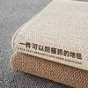 Tapete de Sisal Sintético para Sala de Estar, Capacho Estilo Japonês Círculo de Abacaxi, Tapete Completo para Área Grande, Resistente a Manchas e à Prova de Garras de Gato