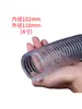 Tubo de Aço com Fio Transparente de PVC Espessado Resistente a Baixa Temperatura Resistente a Óleo Mangueira Tubo de Sucção para Bomba de Água Sem Odor Tubo a Vácuo