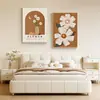 2026 Nuevo Estilo Dormitorio Principal Arte de Pared Creativo, Pintura Colgante para Cabecera Estilo Crema, Pintura Decorativa de Alta Gama para Dormitorio