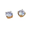 Nuevos Pendientes de Moissanita Ultra Brillantes con un Diseño Exquisito de Alta Gama, Compactos y Versátiles, Pendientes de Moda de Cuatro Garras, Estilo Popular