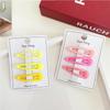 Clip BB con gota de aceite y degradado de color de tarjeta 3 en 1, para chica coreana, simple, combina con todo, pinza para el cabello de color sólido, pinza para el cabello rota, tocado
