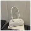 Marca nicho coreana otoño/invierno 2026 nuevo bolso de hombro FF de gran capacidad en piel de vaca, bolso de axila, bolso baguette, mismo estilo que se ve en influencers de transmisiones en vivo