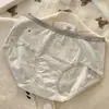 Calça comprida 7A de algodão, 200mm, masculina e feminina, antibacteriana, respirável no entrepernas, classe A, algodão para bebê, cintura alta e alta elasticidade