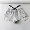 Comercio Exterior Verano Nueva Etiqueta Pantalones Cortos Deportivos Mujer Ins Trendy Estudiante Delgados Sueltos Aspecto Adelgazante Cintura Alta Running Pantalones Cortos