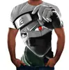 Camiseta transfronteiriça de verão 2024 camiseta masculina de manga curta com impressão digital 3D top